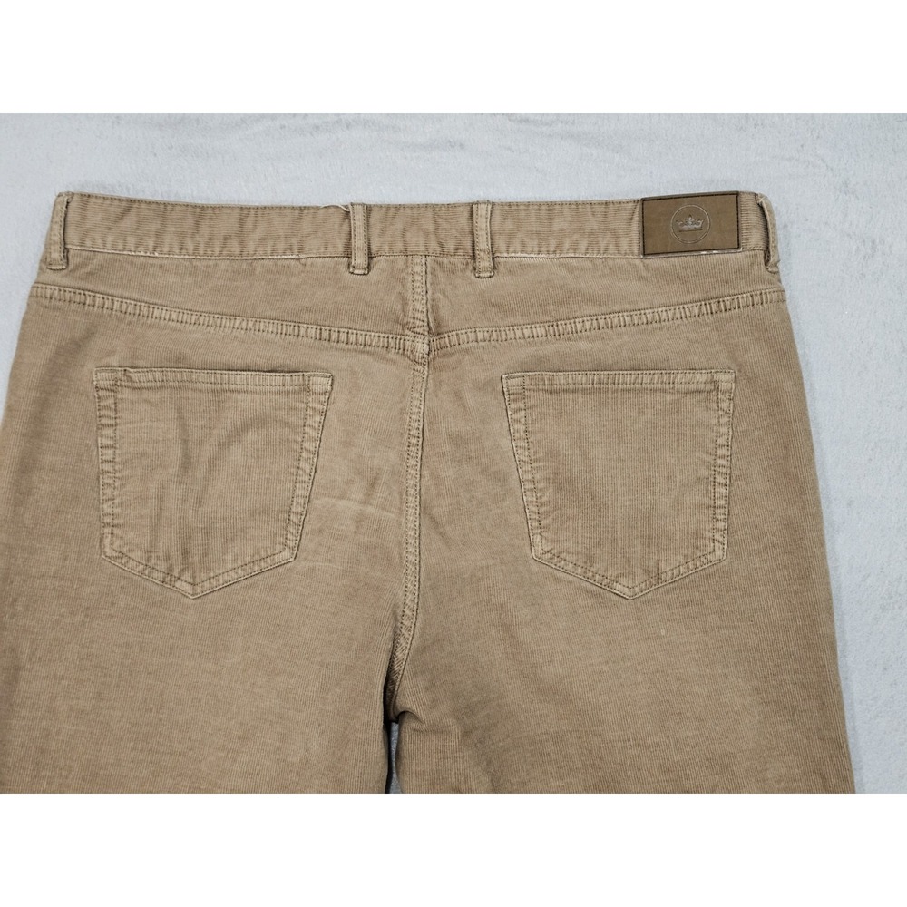 Peter Millar Corduroy Pants Camel Khaki Tan Dress Golf Chino Mens Sz 38 X 31 - Picture 4 of 14